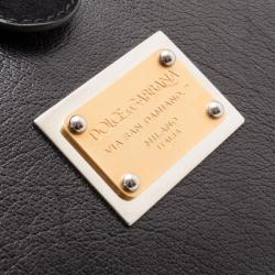 مملوكة مسبقًا Dolce and Gabbana Brocaded Miss Sicily Satchel