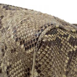 Pre Owned Dolce and Gabbana Yellow Python Medium Miss Sicily Top Handle Bag