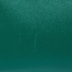 Pre Owned Dolce & Gabbana Green Leather Medium Miss Sicily Top Handle Bag