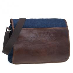 مملوكة مسبقًا Dolce and Gabbana Denim Messenger Bag