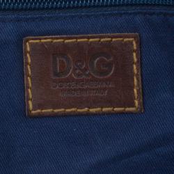 مملوكة مسبقًا Dolce and Gabbana Denim Messenger Bag