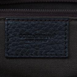 مملوكة مسبقًا Dolce And Gabanna Black Trim Leopard Print Medium Satchel