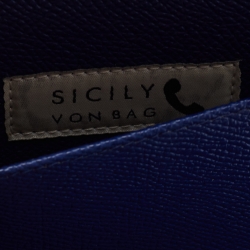 مملوكة مسبقًا Dolce & Gabbana Multicolor Leather Miss Sicily Von Wallet on Chain