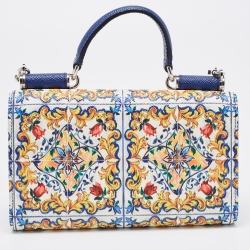 مملوكة مسبقًا Dolce & Gabbana Multicolor Leather Miss Sicily Von Wallet on Chain