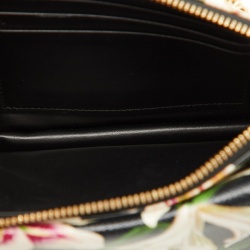 مملوكة مسبقًا Dolce & Gabbana Multicolor Floral Print Leather Flap Chain Crossbody Bag