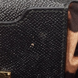Dolce & Gabbana Black Leather Medium Miss Sicily Top Handle Bag