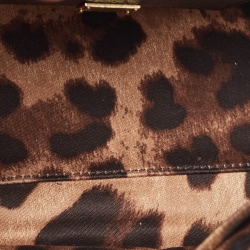 Dolce & Gabbana Black Leather Medium Miss Sicily Top Handle Bag