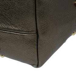 Pre Owned Dolce and Gabbana Bronze Leather Hobo