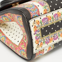 Pre Owned حقيبة دولتشي أند غابانا ميس سيسيلي تشوس لوف متوسطة بيد علوية جلد أحمر