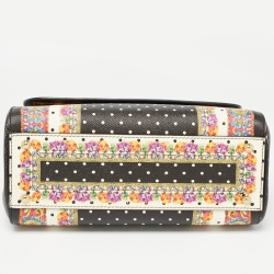 Pre Owned حقيبة دولتشي أند غابانا ميس سيسيلي تشوس لوف متوسطة بيد علوية جلد أحمر