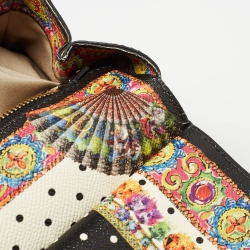 Pre Owned حقيبة دولتشي أند غابانا ميس سيسيلي تشوس لوف متوسطة بيد علوية جلد أحمر