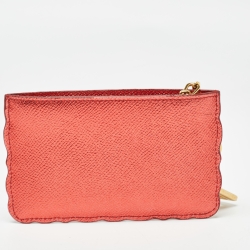 Pre Owned Dolce & Gabbana Multicolor Leather DG Boom Zip Purse