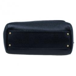 مملوكة مسبقًا Dolce and Gabbana Black Miss Sicily Tote