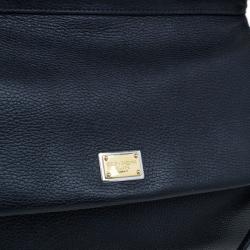مملوكة مسبقًا Dolce and Gabbana Black Miss Sicily Tote