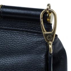 مملوكة مسبقًا Dolce and Gabbana Black Miss Sicily Tote
