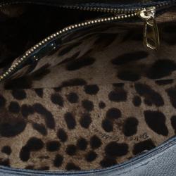 مملوكة مسبقًا Dolce and Gabbana Black Miss Sicily Tote
