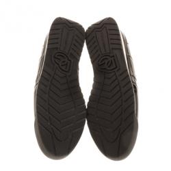 Pre Owned Dolce and Gabbana Black Patent Sneakers Size 40