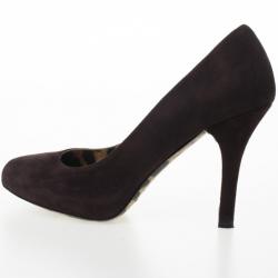 مملوكة مسبقًا Dolce and Gabbana Brown Suede Pumps Size 37.5 