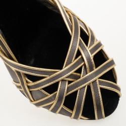 مملوكة مسبقًا Dolce and Gabbana Grey Satin Strappy Pumps Size 39