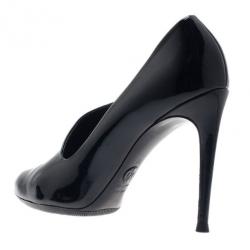 مملوكة مسبقًا Dolce and Gabbana Black Patent Pumps Size 39