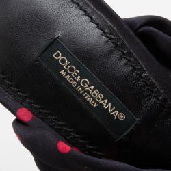Pre Owned Dolce and Gabbana Polka Dot Wedges Size 36