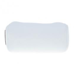 Pre Owned Dolce and Gabbana White Pebbled Leather Cosmetics Case