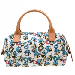 Dooney & Bourke Multicolor Bumble Bee Canvas Satchel