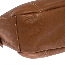 Dooney & Bourke Tan Pebbled Leather Hobo 