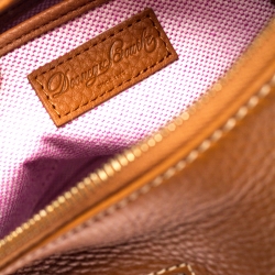 Dooney & Bourke Tan Pebbled Leather Hobo 
