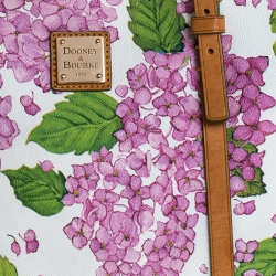 Dooney and Bourke Multicolor Floral Print Coated Canvas Shopper Tote