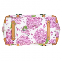 Dooney and Bourke Multicolor Floral Print Coated Canvas Shopper Tote