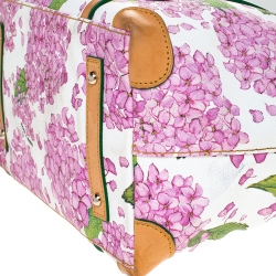 Dooney and Bourke Multicolor Floral Print Coated Canvas Shopper Tote