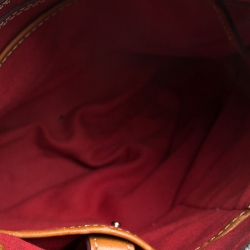 Dooney and Bourke Multicolor Printed Nylon and Leather Crossbody Bag