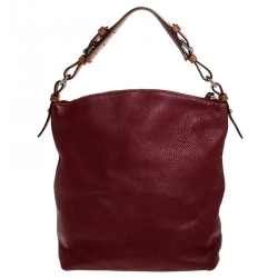 Dooney and Bourke Burgandy Leather Shoulder Bag