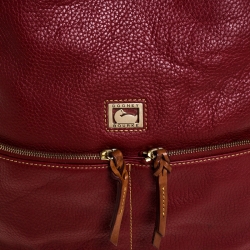 Dooney and Bourke Burgandy Leather Shoulder Bag