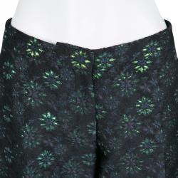 Dries Van Noten Cordo Metallic Floral Brocade Trousers M