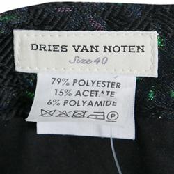 Dries Van Noten Cordo Metallic Floral Brocade Trousers M