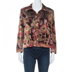 Dries Van Noten Multicolor Floral Bomber