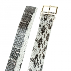 Dsquared2 Two Tone Python Belt Size 80 CM