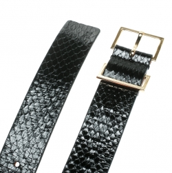 Dsquared2 Black Python Belt Size 85 CM