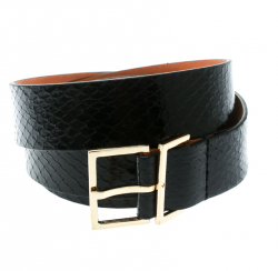 Dsquared2 Black Python Belt Size 85 CM