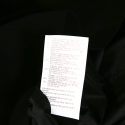 Pre Owned Dsquared2 Black Crepe Mesh Insert Melissa Bodycon Dress S