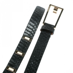 Dsquared2 Black Python Belt Size 85 CM
