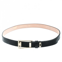 Dsquared2 Black Python Belt Size 100 CM