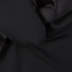 Pre Owned Dsquared2 Black Wool Bow Detail Sleeveless High Low Maxi Dress M