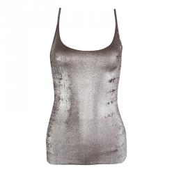 DSquared2 Metallic Sleeveless Knit Top M