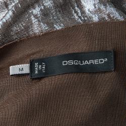 DSquared2 Metallic Sleeveless Knit Top M