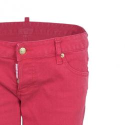 Pre Owned Dsquared2 Red Skinny Jeans M