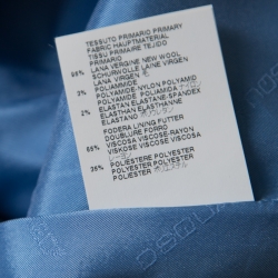 Pre Owned DSquared2 Powder Blue Wool Fitted Sleeveless Sheath Dress S 