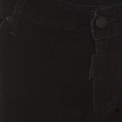 Dsquared2 Black Washed Denim Zip Detail Distressed Jeans M